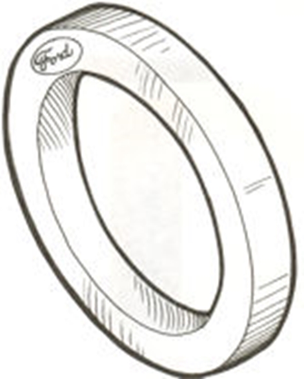 Picture of A1395T19 ~ Tire Cover Tan 19 Inch 1930-31