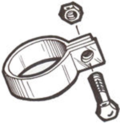 Picture of A5256 ~Muffler Tail Pipe Clamp 1928-31