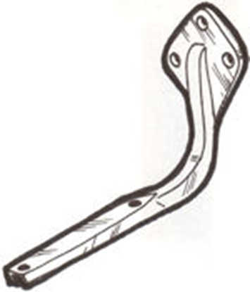 Picture of A5130B ~ Running Board Bracket Rear Right