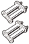 Picture of A5715R ~ Rear Modern Spring Shackles Pair
