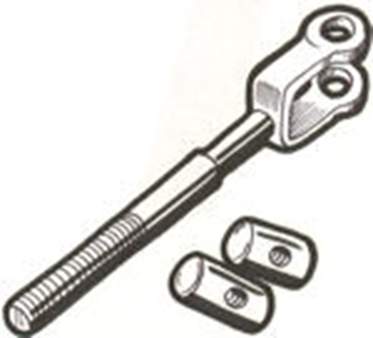 Picture of A752122 ~ Adjusting Arm & Trunnion Nut Set