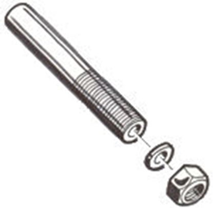 Picture of A16528 ~ Splash Apron Stud-Nut Set Hex 1930-31