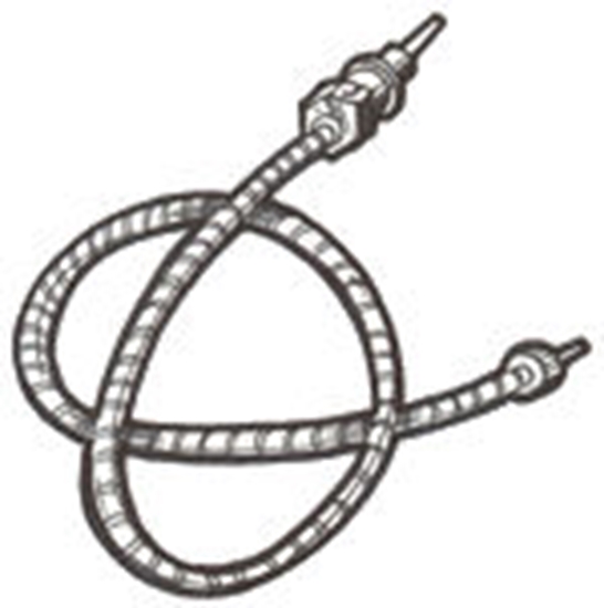 Picture of A17260A ~ Speedometer Cable Oval 1928-30