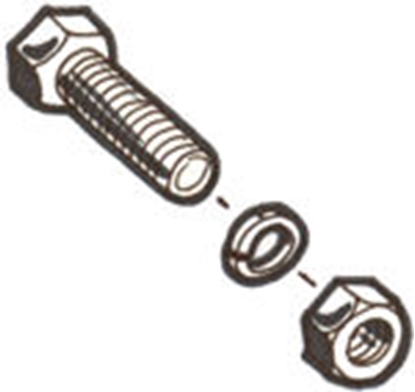 Picture of A17754MB ~ Front Bumper Brace Bolt Kit 1928-29