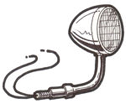 Picture of A13300E ~ Cowl Lamps pair 1930-31