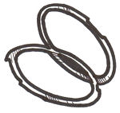 Picture of A13309AR ~ Cowl Light Lens Gasket