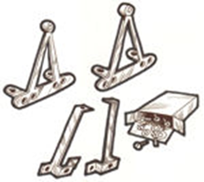 Picture of A41543S ~ Rumble Seat Hinge Kit 1928-31