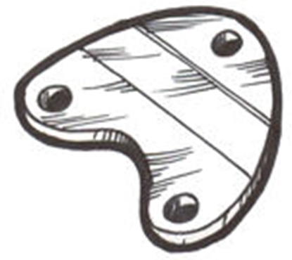 Picture of A13463 ~ Tail Light Bracket Reinforcing Plate