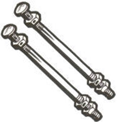 Picture of A8133S ~ Radiator Brace Rods Stainless Steel 