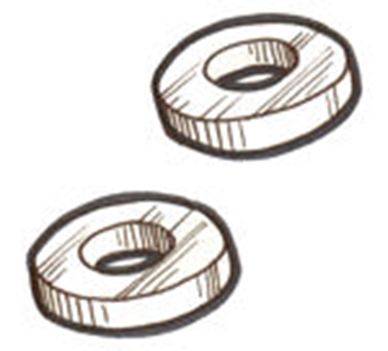 Picture of A45477 ~ Swing Arm Washers Pair 