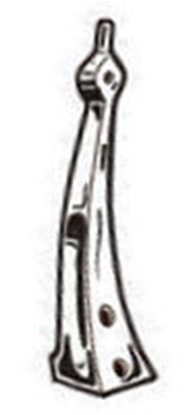 Picture of A37138AC ~ Windshield Stanchion Stainless 1928-29 