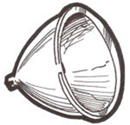 Picture of A13025C ~ Headlight Reflectors 2 Bulb 