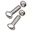 Picture of #2136SS ~ Headlight Bar Bolt Set Stainless Steel