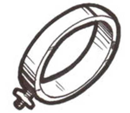 Picture of A13043AR ~ Headlamp Rim 1928-29