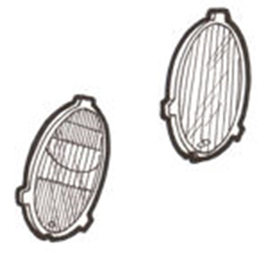 Picture of A13060 ~ Headlight Lens Each 1929-31