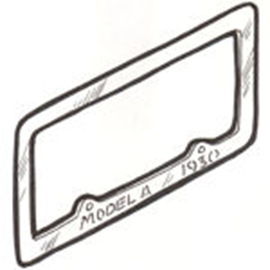 Picture of A13146C ~ License Plate Frame 1930 Pair