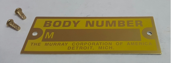 Picture of A18652 ~ Murray Body Plate With Rivets
