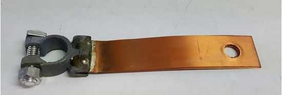 Picture of A14301B ~ Flat Copper Battery Ground Strap 1928-31