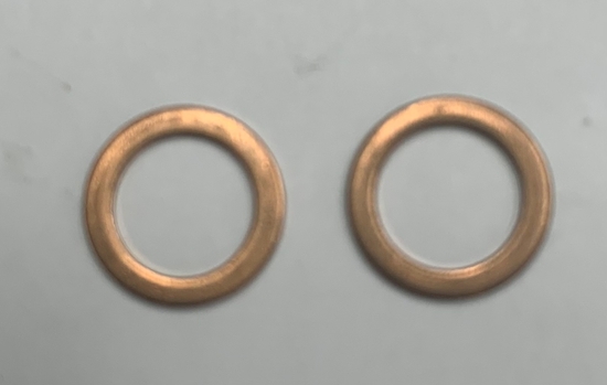 Picture of A6648MBW ~ Oil Pipe Bolt Copper Washers 