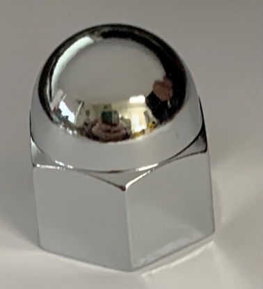Picture of A6060E ~ Head Nuts Chrome Die Cast Cover Each 